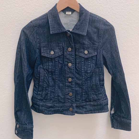 J. Crew Jackets & Blazers - J. Crew Dark Denim Jacket